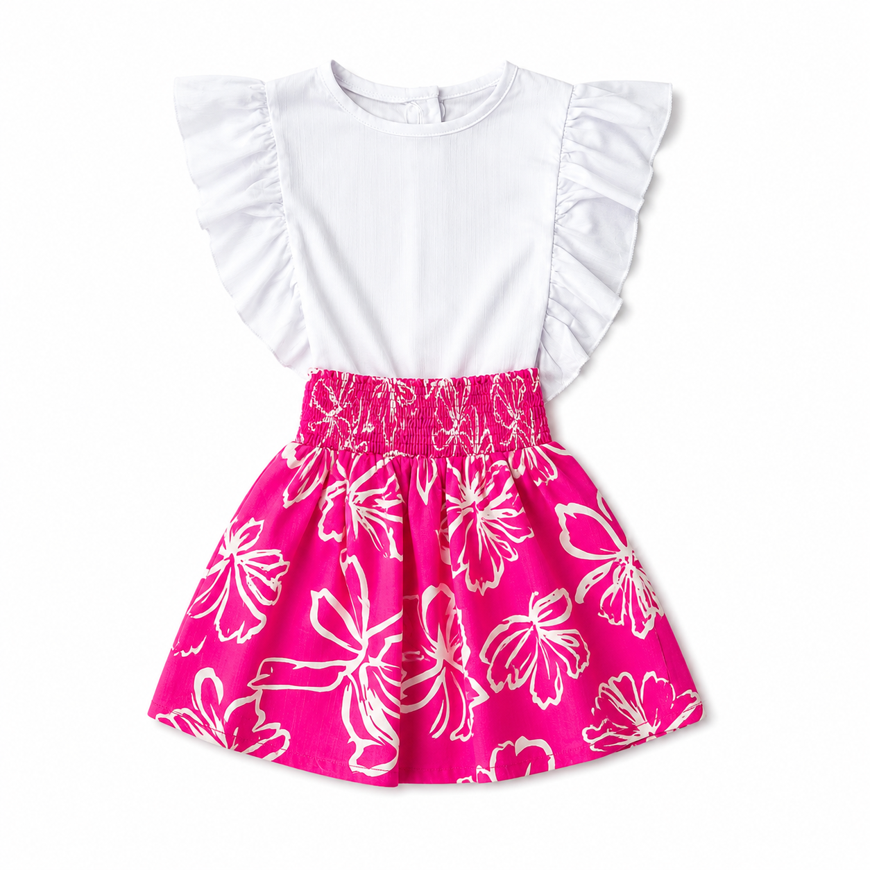 CONJUNTO TROPICAL FUCSIA