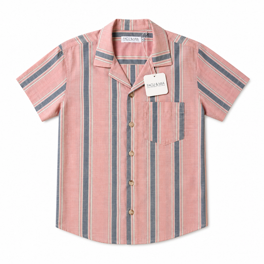 CAMISA LINO ROSADO MIX