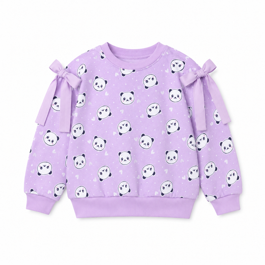 POLERA NIÑAS PANDA